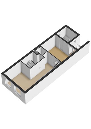 Floorplan - Albert Cuypstraat 159-3, 1073 BC Amsterdam